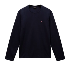 T-Shirt Napapijri Men Salis LS 1 Blu Marine