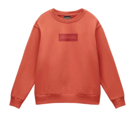Sweatshirt Napapijri Women B-Box Logo Red Sauce