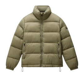 Pufferjack Napapijri Women A-Box Logo Green Lichen