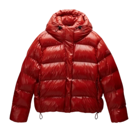 Puffer Jacket Napapijri Women Glane Red Sauce