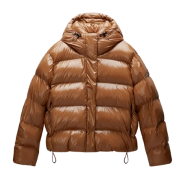 Puffer Jacket Napapijri Women Glane Brown Tobacco