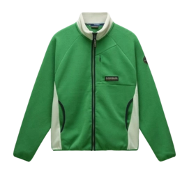 Fleece Pullover Napapijri T-Dolent Full Zip Herren Green Kelly