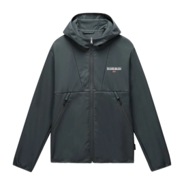 Jacket Napapijri Men A-Bunz Full Zip Hoodie Green Urban