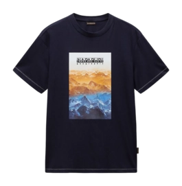 T-Shirt Napapijri S-Rollin SS Herren Blu Marine