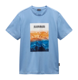 T-Shirt Napapijri Men S-Rollin SS Blue Ashleigh