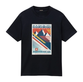 T-Shirt Napapijri Men S-Portalet SS Black 041