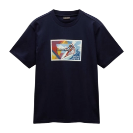 T-Shirt Napapijri Homme S-Portalet SS Blue Marine
