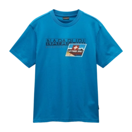 T-Shirt Napapijri S-Portalet SS Herren Blue Sapphire