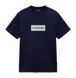 T-shirt Napapijri Homme S-Box Logo SS Black 041