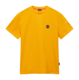 T-Shirt Napapijri S-Badge SS Herren Orange Marigold