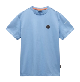 T-Shirt Napapijri Homme S-Badge SS Blue Ashleigh