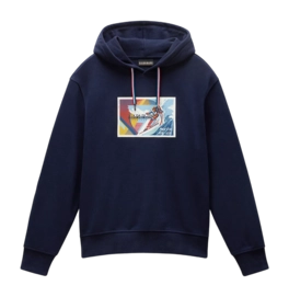 Hoodie Napapijri B-Portalet Herren Blu Marine