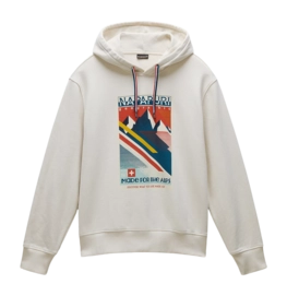 Hoodie Napapijri B-Portalet Herren Beige Dimity