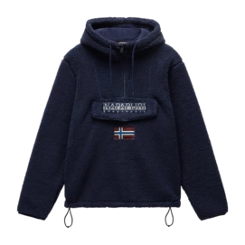 Polaire Napapijri Homme T-Burgee Curly Blue Marine