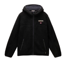 Fleece Hoodie Napapijri Men T-Tynik Full Zip Hoodie Black 041
