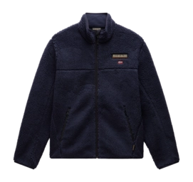 Fleece Napapijri Men T-Tynik Full Zip Blu Marine