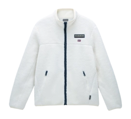 Fleece Jacket Napapijri Men T-Tynik Full Zip Beige Dimity