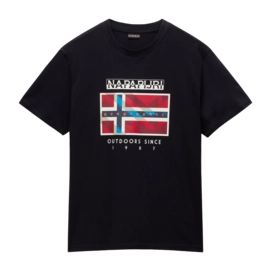 T-Shirt Napapijri Men S-Dorees SS Black 041