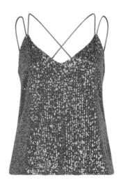 Singlet Dante6 Women D6Obu Sequins Grey Metallic