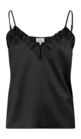 Singlet Dante6 Women D6Ipso Plain Lace Camisole Raven