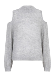 Sweater Dante6 Women D6Aviel Open Shoulder Heather Grey