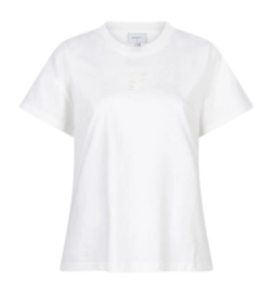 Tee Dante6 Women D6Venour Loose Fit Logo Milk White