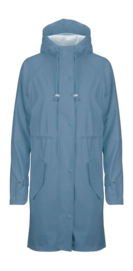 Regenjas Ralka Women Mizzle Blauw Wit