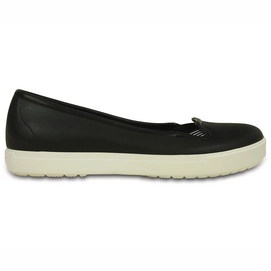 Ballerina Crocs CitiLane Flach Schwarz