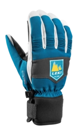 Handschuhe Leki Patrol 3D Junior Petrol Graphite