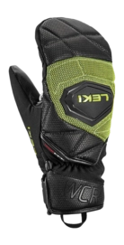 Moufles Leki WCR Coach 3D Junior Mitt Black Ice Lemon