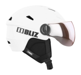 Skihelm Bliz Strike Visor Matte White