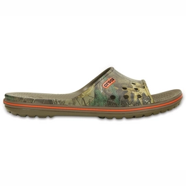 Slipper Crocs Crocband Lopro Realtree Xtra Slide Walnut