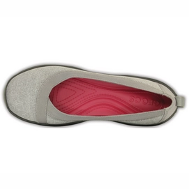 Ballerina Crocs Busy Day Heathered Flat Light Grey