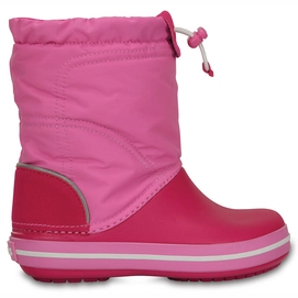 Bottes de neige Crocs Crocband Lodgepoint Kids Candy Pink Party Pink
