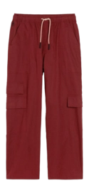 Hose OAS Cargo Linen Pants Herren Burgundy