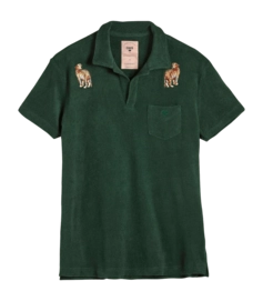 Poloshirt OAS Tiger PoloTerry Shirt Herren Forest