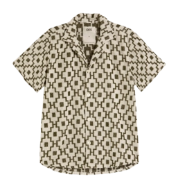 Blouse OAS Men Machu Verde Cuba Terry Shirt Beige