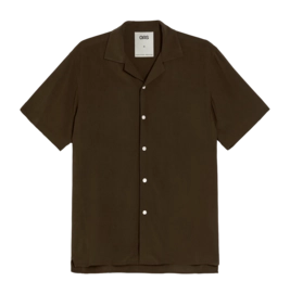 Hemd OAS After Viscose Shirt Herren Dark Brown