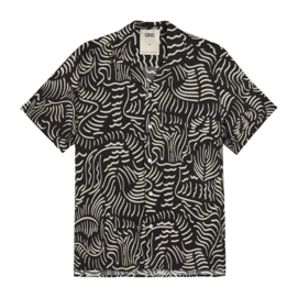 Hemd OAS Tar Lorenzo Viscose Shirt Herren Black / White