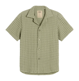 Hemd OAS Cuba Waffle Shirt Herren Dusty Green