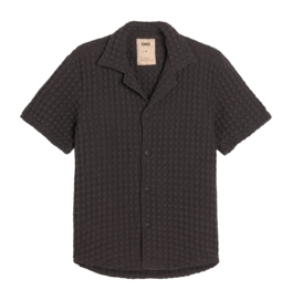 Hemd OAS Nearly Herren Black Cuba Waffle Shirt