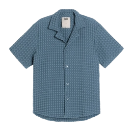 Hemd OAS Coronet Cuba Waffle Shirt Herren Blue
