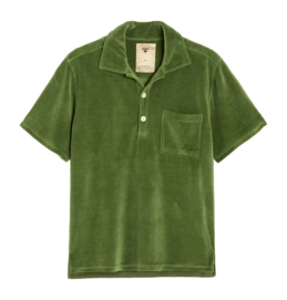 Poloshirt OAS Penny Girona Velour Shirt Herren Green