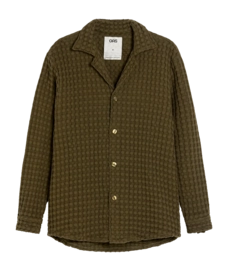 Chemise OAS Homme Turtle Waffle Cuba Long Sleeve