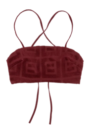 Blouse OAS Women Burgundy Terrace Coast Top