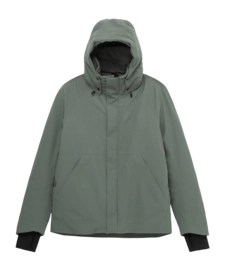 Jacke Krakatau Weryk Functional Fabric Short Herren Grey Green