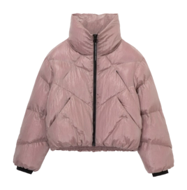 Jacke Krakatau Nebula Kurze Puffer Damen Grey Sanguine