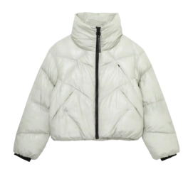 Jacket Krakatau Women Nebula Short Puffer Greige '24