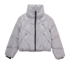 Jacket Krakatau Women Nebula Short Puffer Snow Lilac '24