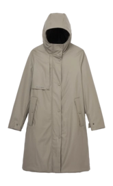 Regenjas Krakatau Women Mentat Padded With Welded Seams Light Taupe